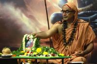 Vyasa Pujana - Guru Purnima, 10th July 2025. Pictures Courtesy Shriyuts Dinesh Karkal and Abhinav Kalla